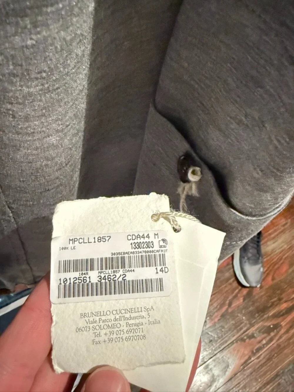 Brunello Cucinelli Suede Vest in Men’s Medium